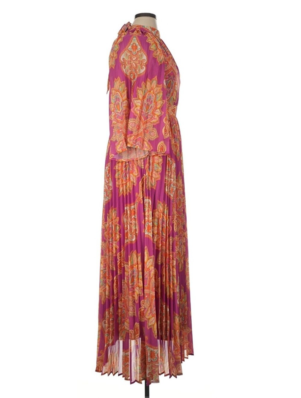 Flying Tomato Fuchsia Paisley Maxi Dress | Size XL - NWT - Picture 4 of 6